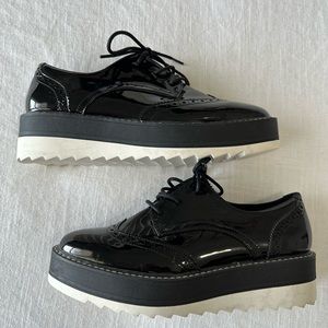 ZARA platform loafers